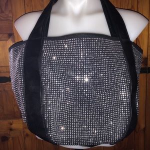 Rhinestone shoulder bag/purse - medium size